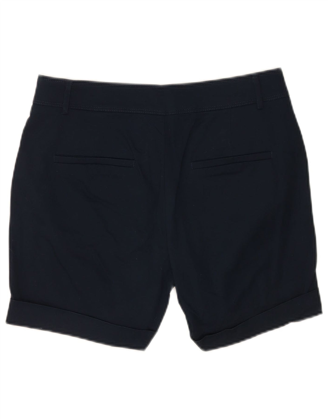Massimo Dutti Dame Chino Shorts EU 38 Small W28 Marineblå Bomuld