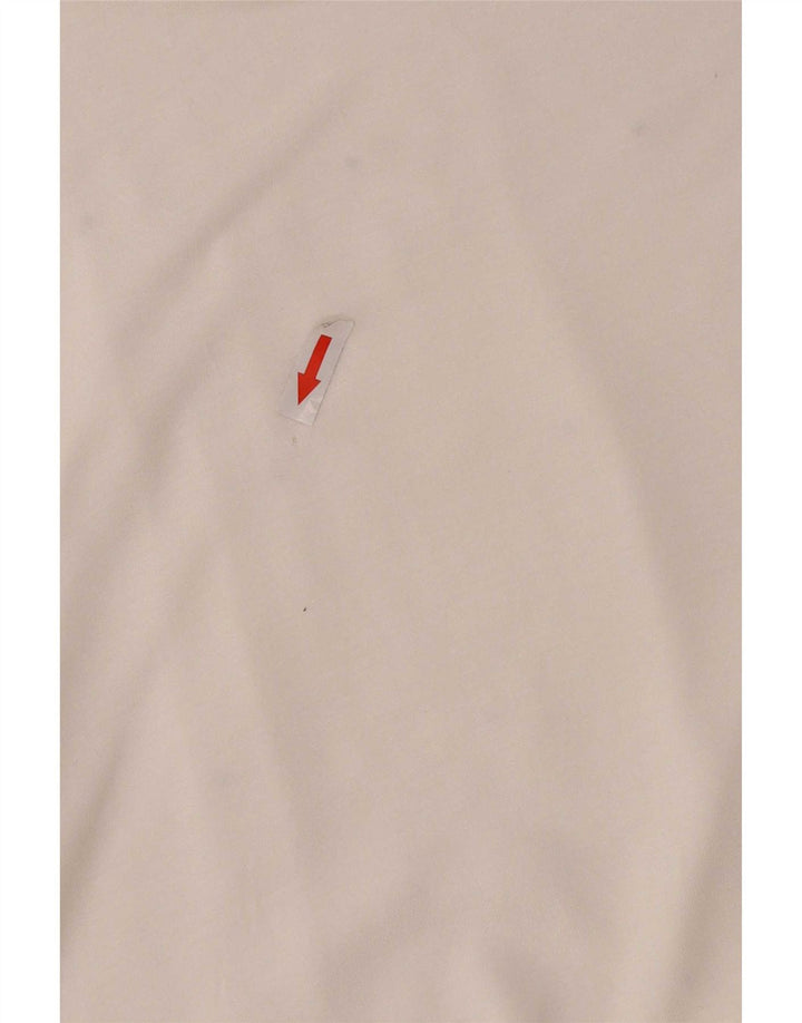 Massimo Dutti Dame Bluse Top UK 18 XL Hvid Viscose