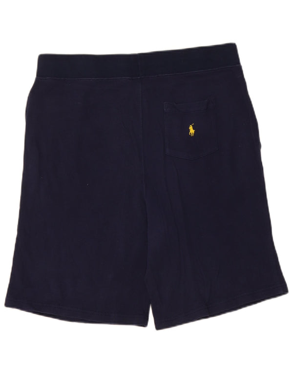 Polo Ralph Lauren drenge grafiske sportsshorts 15-16 år marineblå bomuld