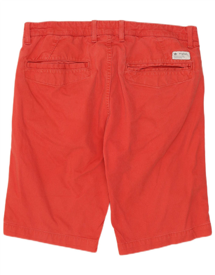 ADIDAS Chino-shorts til mænd W36 store røde bomuld
