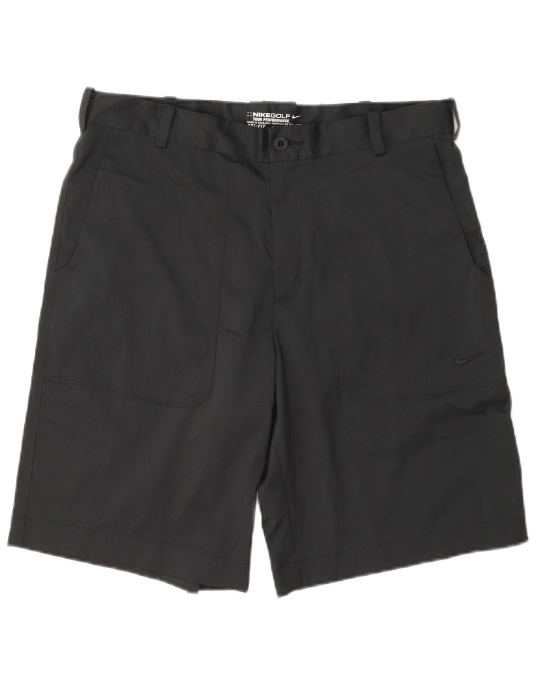 Nike Herre Dri Fit Chino Shorts W32 Medium Sort Polyester