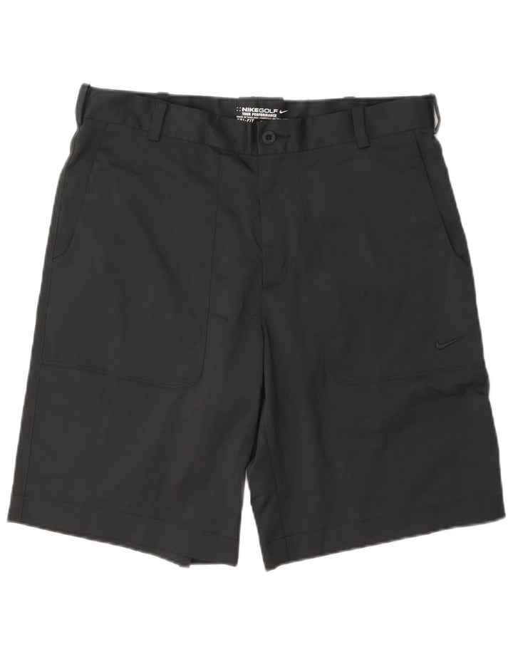 Nike Herre Dri Fit Chino Shorts W32 Medium Sort Polyester