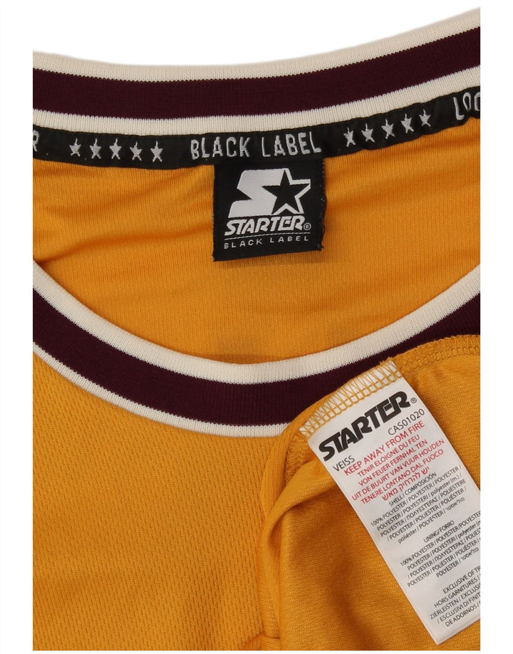 Starter Herre Grafisk Vest Top Medium Gul Colourblock Polyester