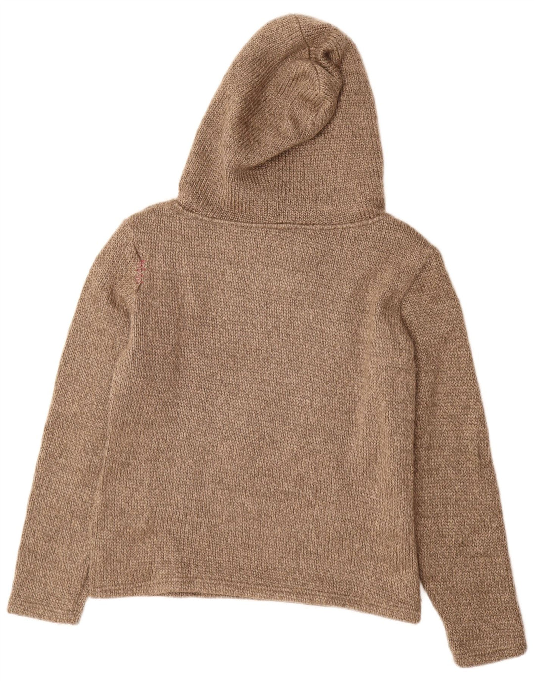Vintage herre hættetrøje str. 40 Medium Beige Akryl