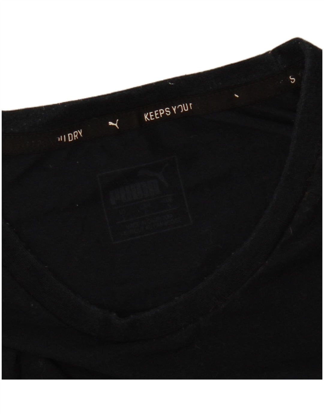 Puma Herre T-Shirt Top Lille Sort