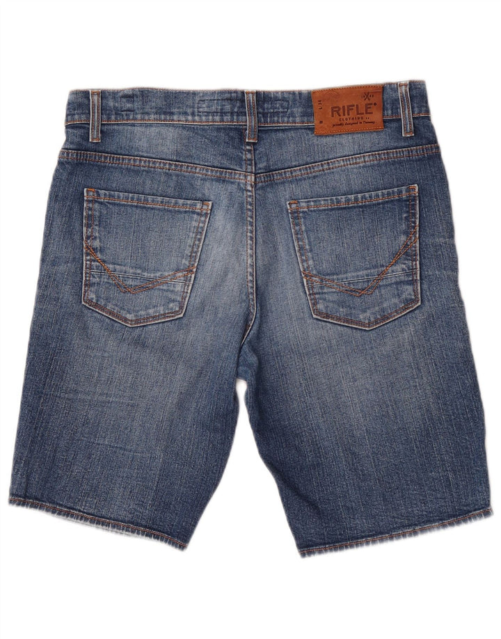 Rifle Herre Denim Shorts W31 Medium Blue