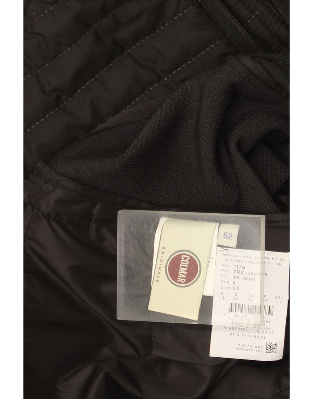 Colmar Polstret Herrejakke IT 52 Stor Sort Colourblock Polyester