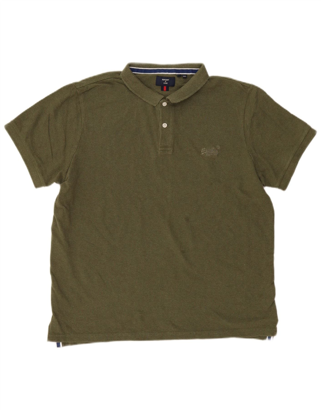 Superdry Polo Shirt til mænd 2XL Khaki Bomuld