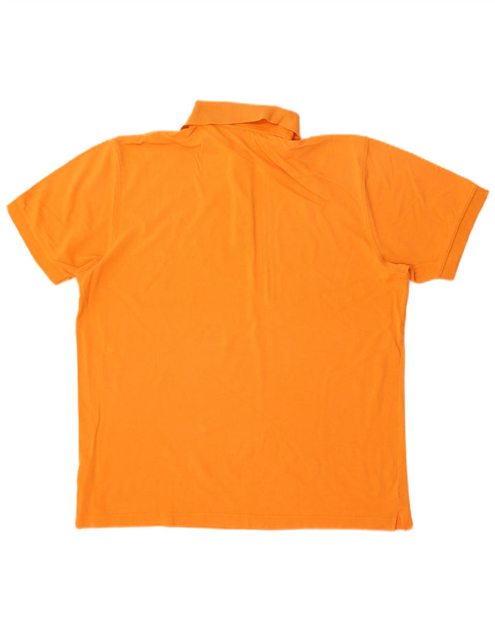 Hugo Boss herre poloshirt Stor orange bomuld