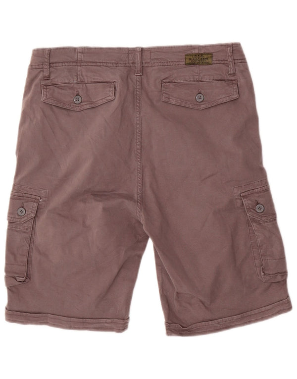 VINTAGE Herre Cargo Shorts W32 Medium Brown