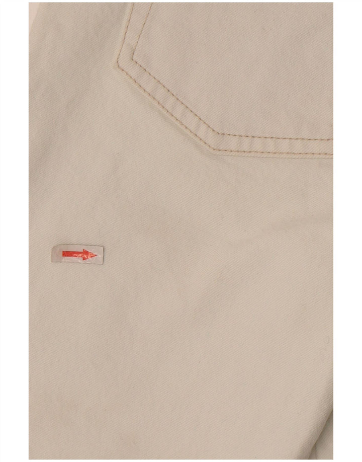 TOPSHOP Dame Crop Straight Jeans W30 L25 Hvid