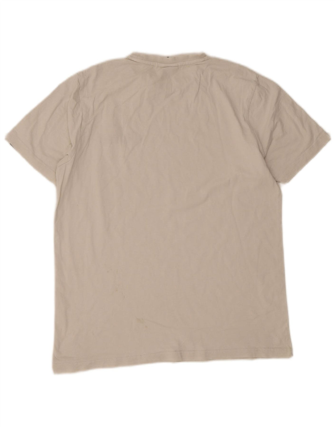Ellesse Herre Grafisk T-Shirt Top Stor Hvid