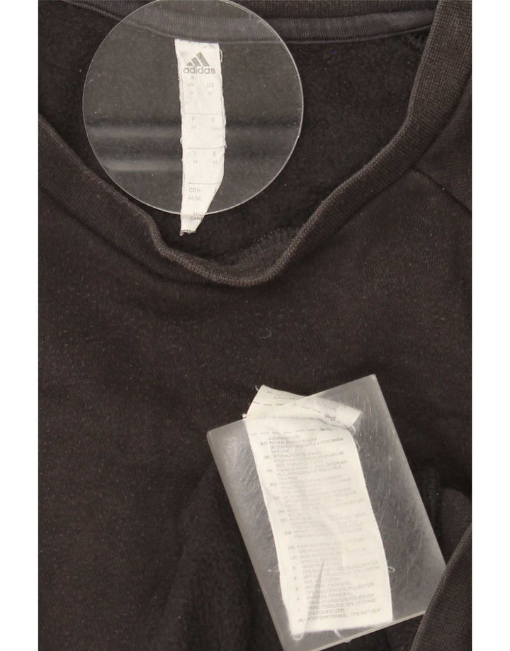 Adidas Sweatshirt Jumper Medium Sort bomuld til mænd