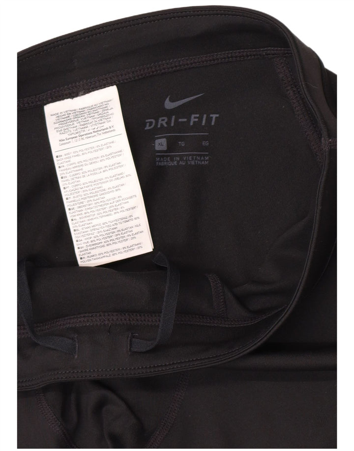 Nike Herre Dri Fit Capri Leggings XL Sort Polyester