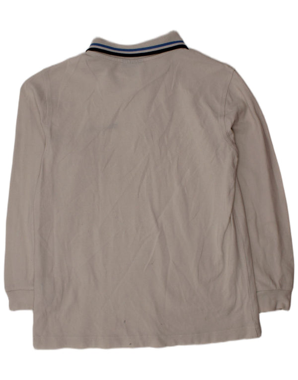 CHAMPION Langærmet drenge poloshirt 9-10 år Medium hvid