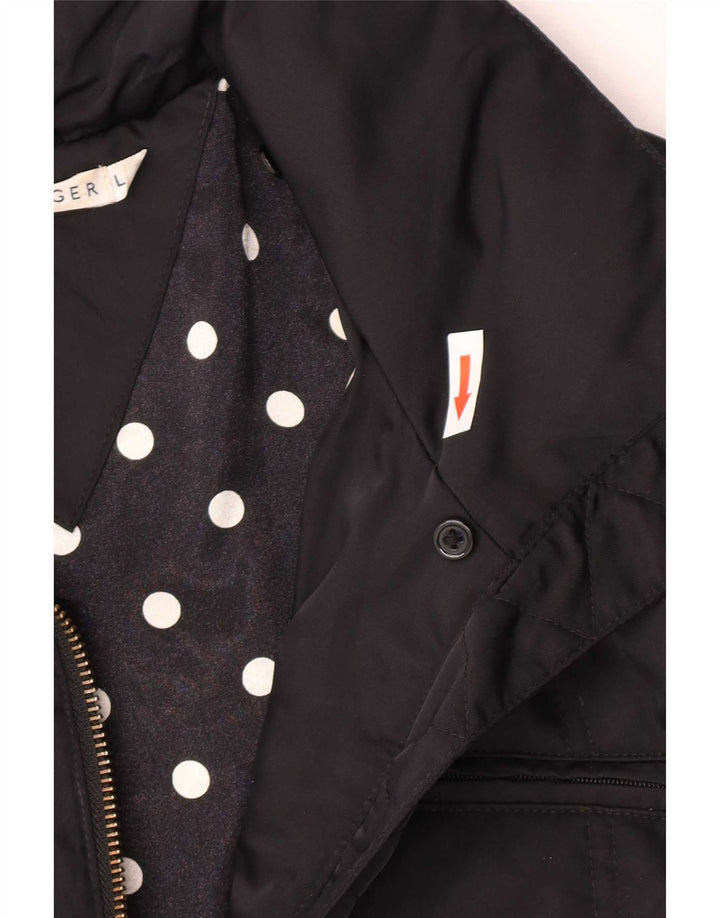 Tommy Hilfiger Dame Polstret Jakke UK 16 Stor Sort Nylon