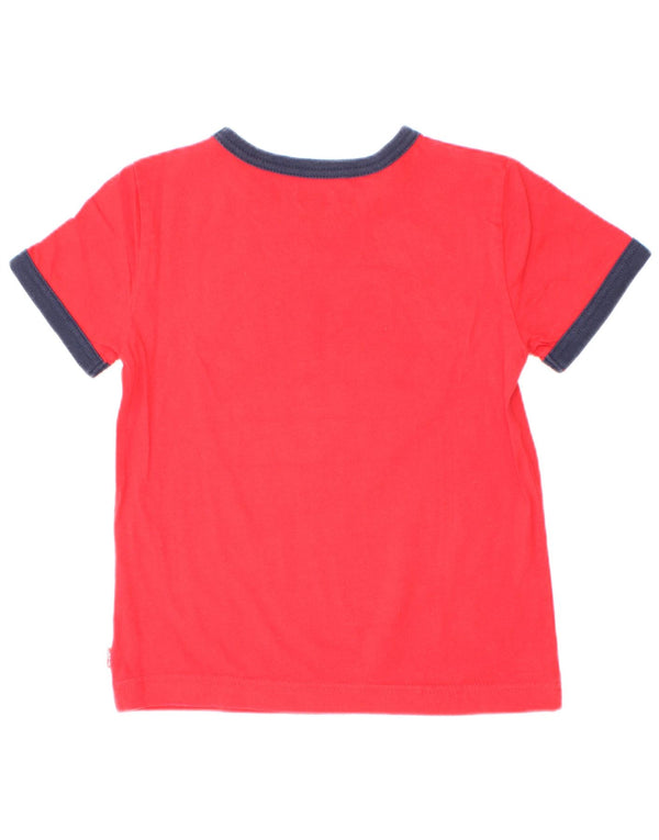 Levi's Boys Grafisk T-Shirt Top 3-4 År Rød Colourblock