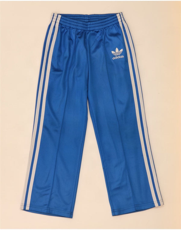 Adidas piger træningsbukser 5-6 år blå polyester