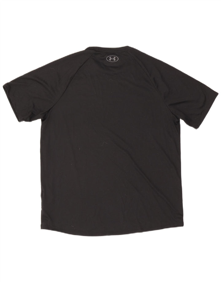 Under Armour Herre T-Shirt Top Stor Sort Polyester