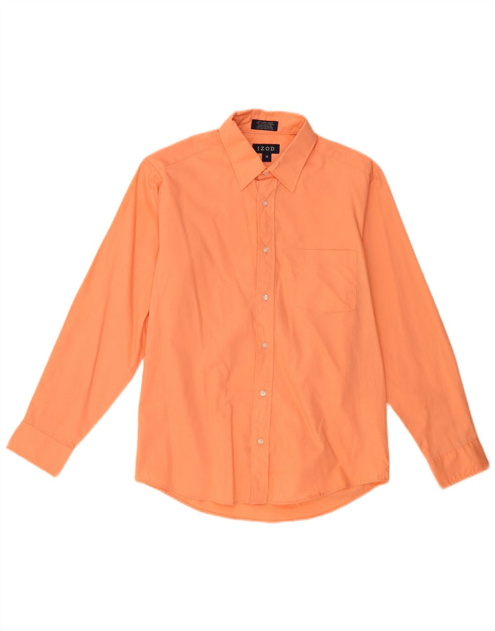 IZOD Boys Shirt 15-16 Years Orange Cotton