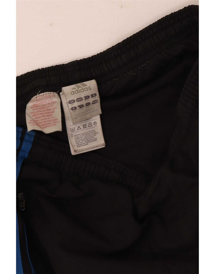 Adidas Drenge Træningsdragt Bukser Joggers 12-13 År Sort Polyester