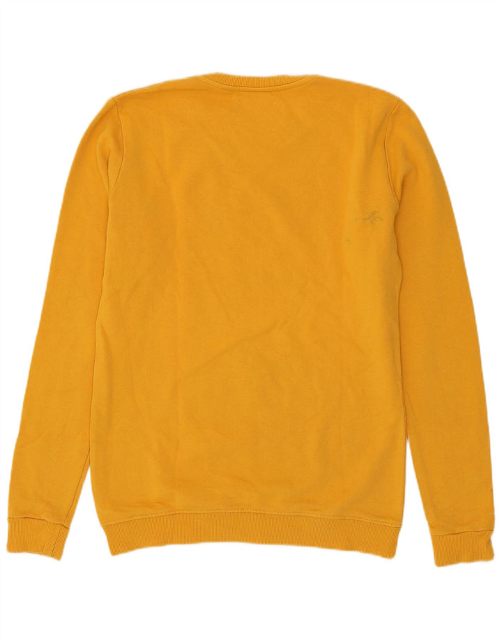 Pyrex Herre Grafisk Sweatshirt Jumper lille gul bomuld