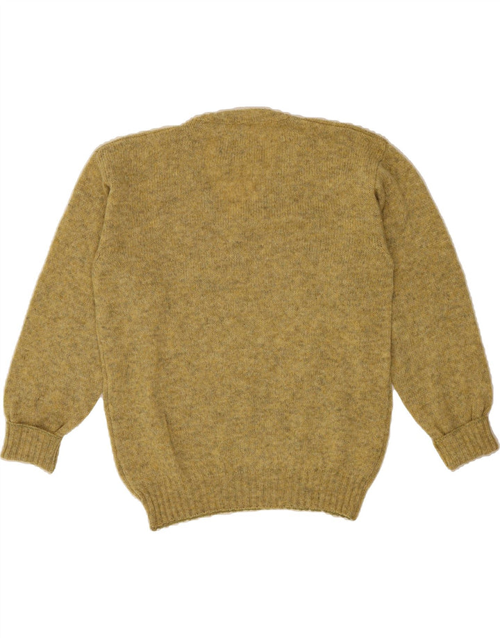 CHARRO Mens V-Neck Jumper Sweater Large Beige New Wool Vintage Charro and Second-Hand Charro from Messina Hembry 