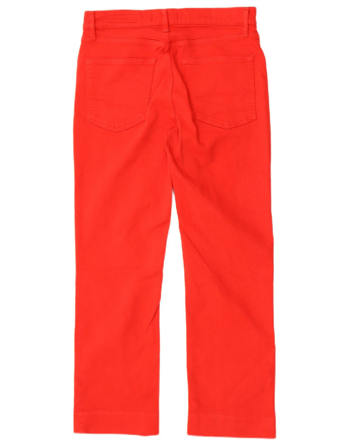 Zara Dame Straight Jeans EU 40 Medium W30 L27 Rød Bomuld