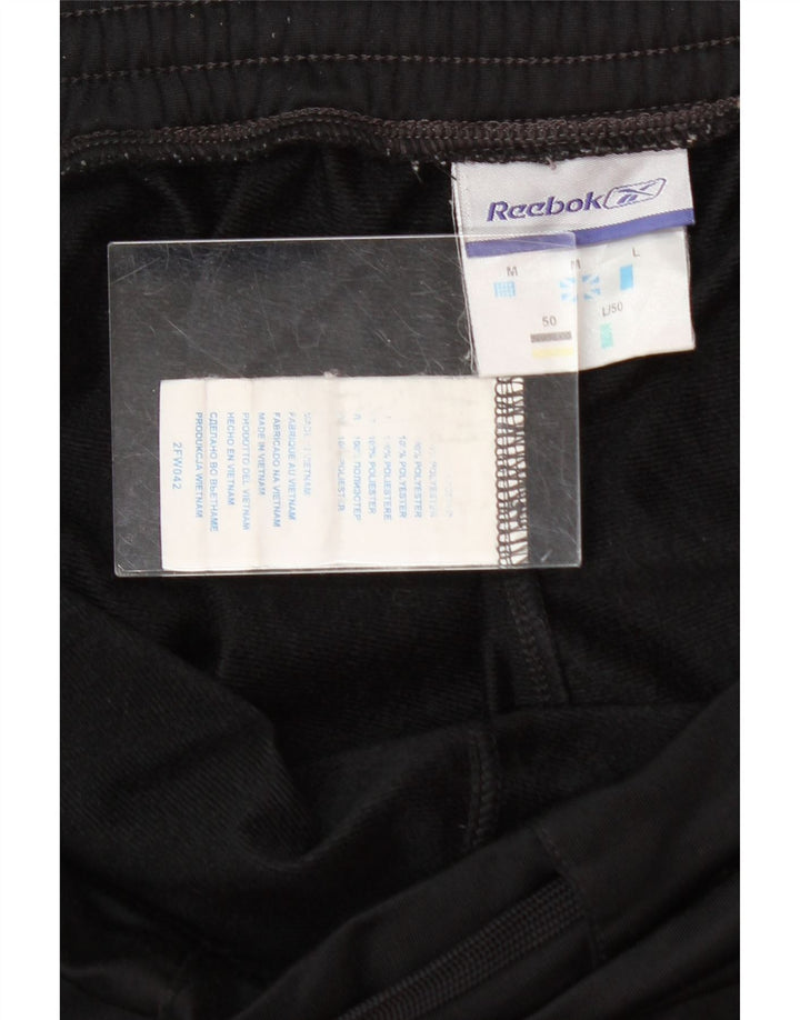 REEBOK Mens Tracksuit Trousers Medium  Black Polyester Vintage Reebok and Second-Hand Reebok from Messina Hembry 