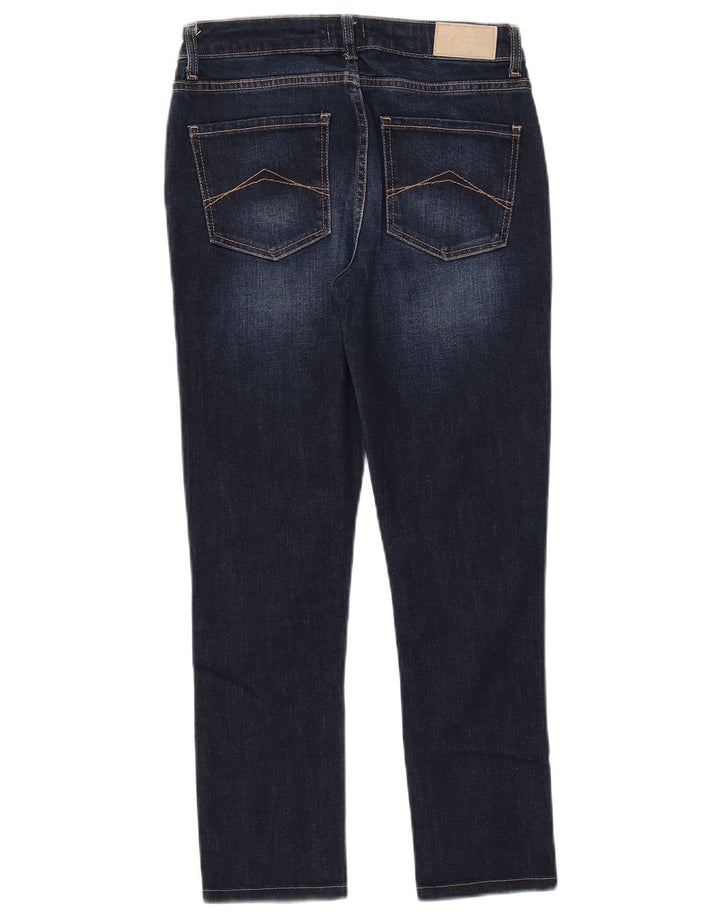 Carrera Dame Slim Cropped Jeans IT 44 Medium W29 L25 Marineblå Bomuld