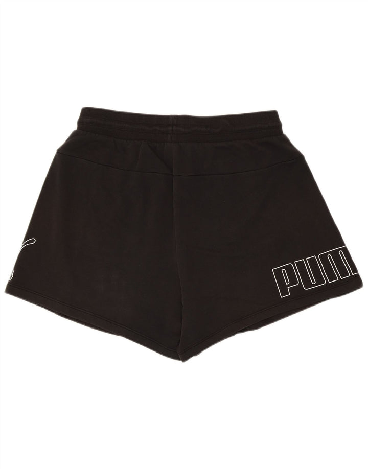 Puma grafiske sportsshorts til kvinder, store sorte