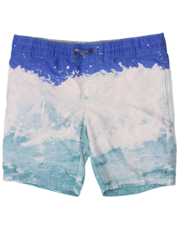 Tommy Hilfiger Badeshorts til drenge 13-14 år Blue Tie Dye