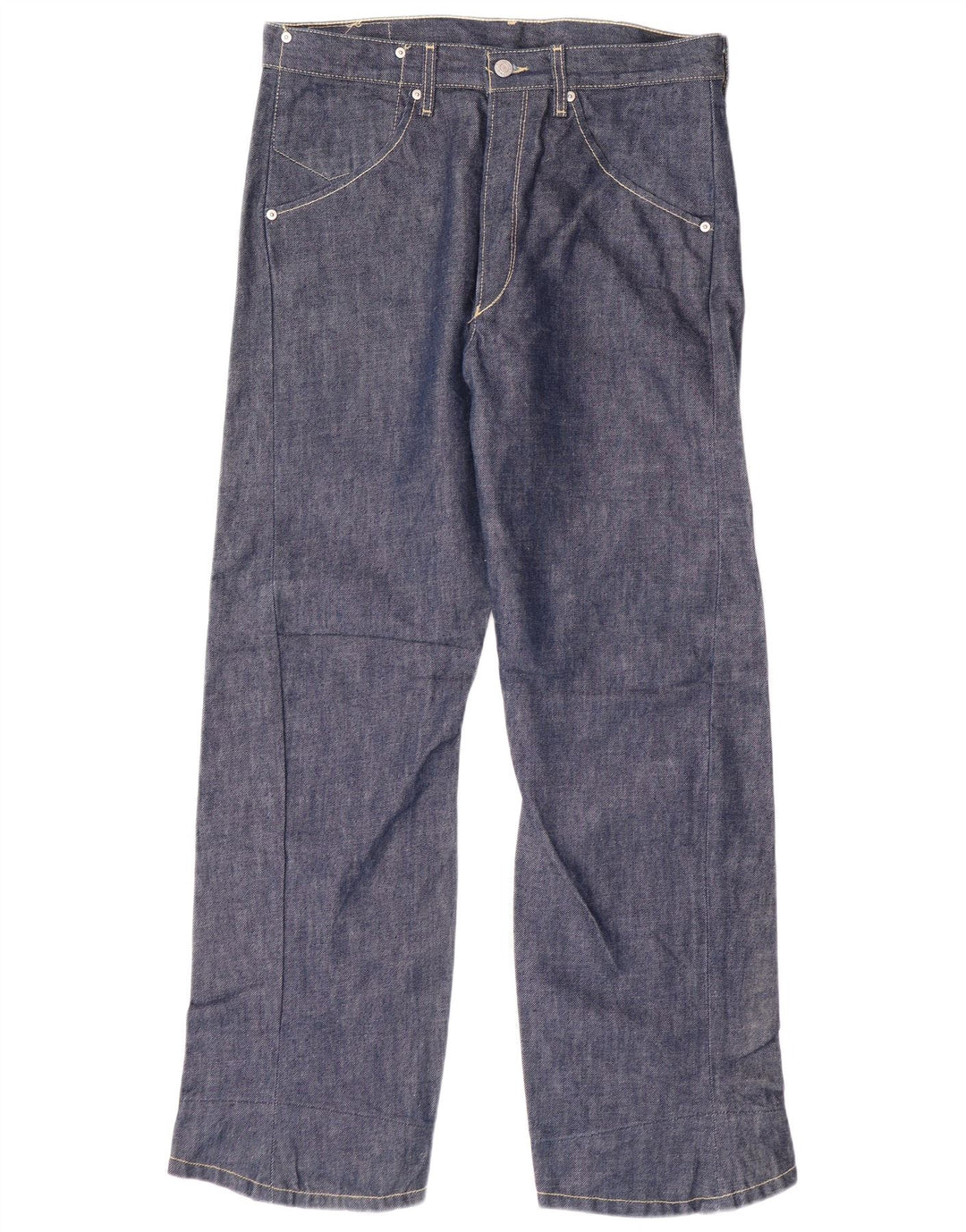 LEVI'S Herre 501 Straight Jeans W32 L30 Blue Cotton Classic