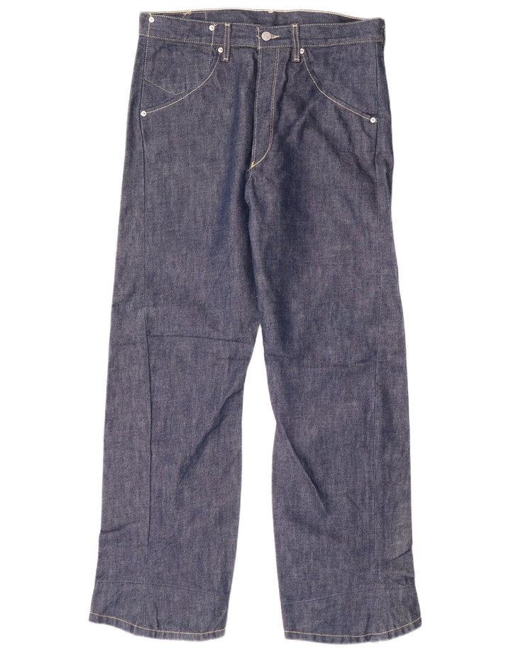 LEVI'S Herre 501 Straight Jeans W32 L30 Blue Cotton Classic