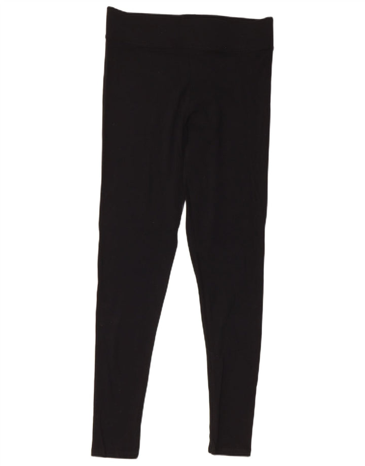 Marks & Spencer Dame Leggings UK 12 Medium Sort Bomuld