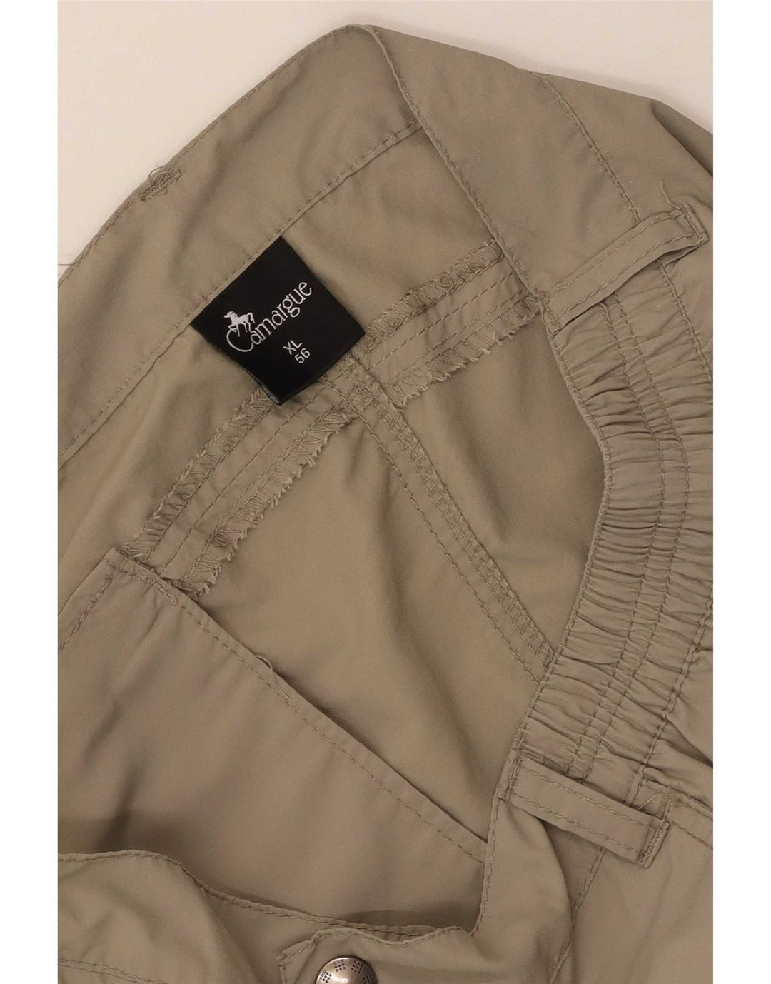 Camargue Herre Cargo Shorts XL W36 Khaki Polyamid