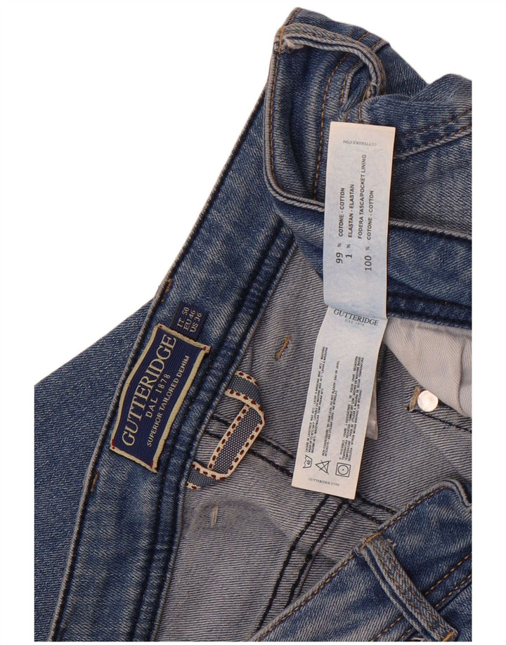 Gutteridge Herre Skinny Jeans IT 50 Large W32 L34 Blå Bomuld