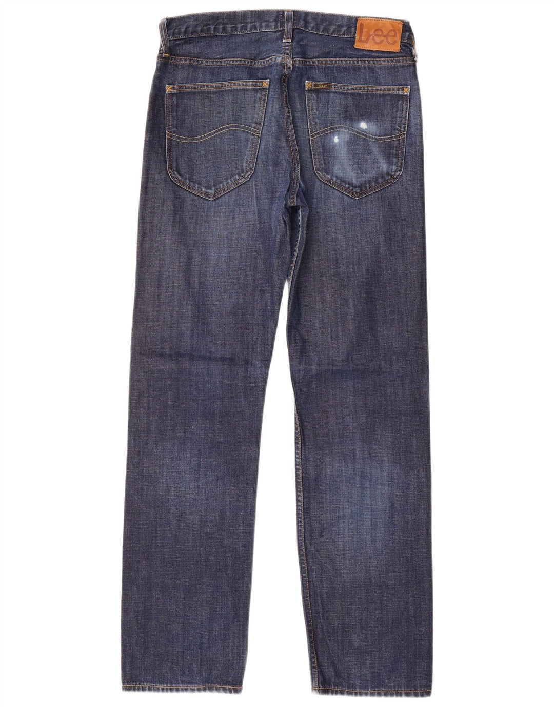LEE Herre Blake Straight Jeans W32 L32 Blå Bomuld