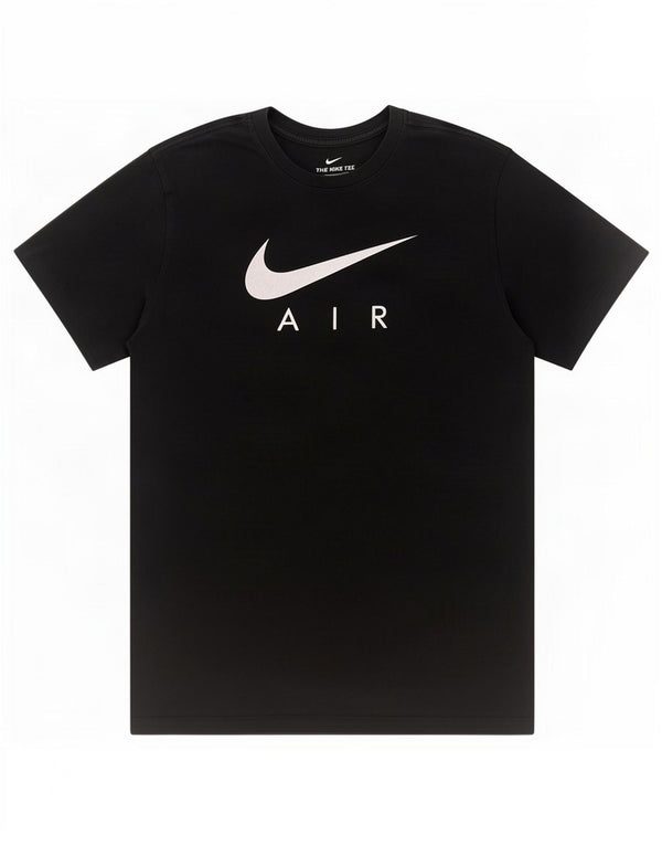 Nike Herre grafisk T-shirt Top Medium Sort Bomuld