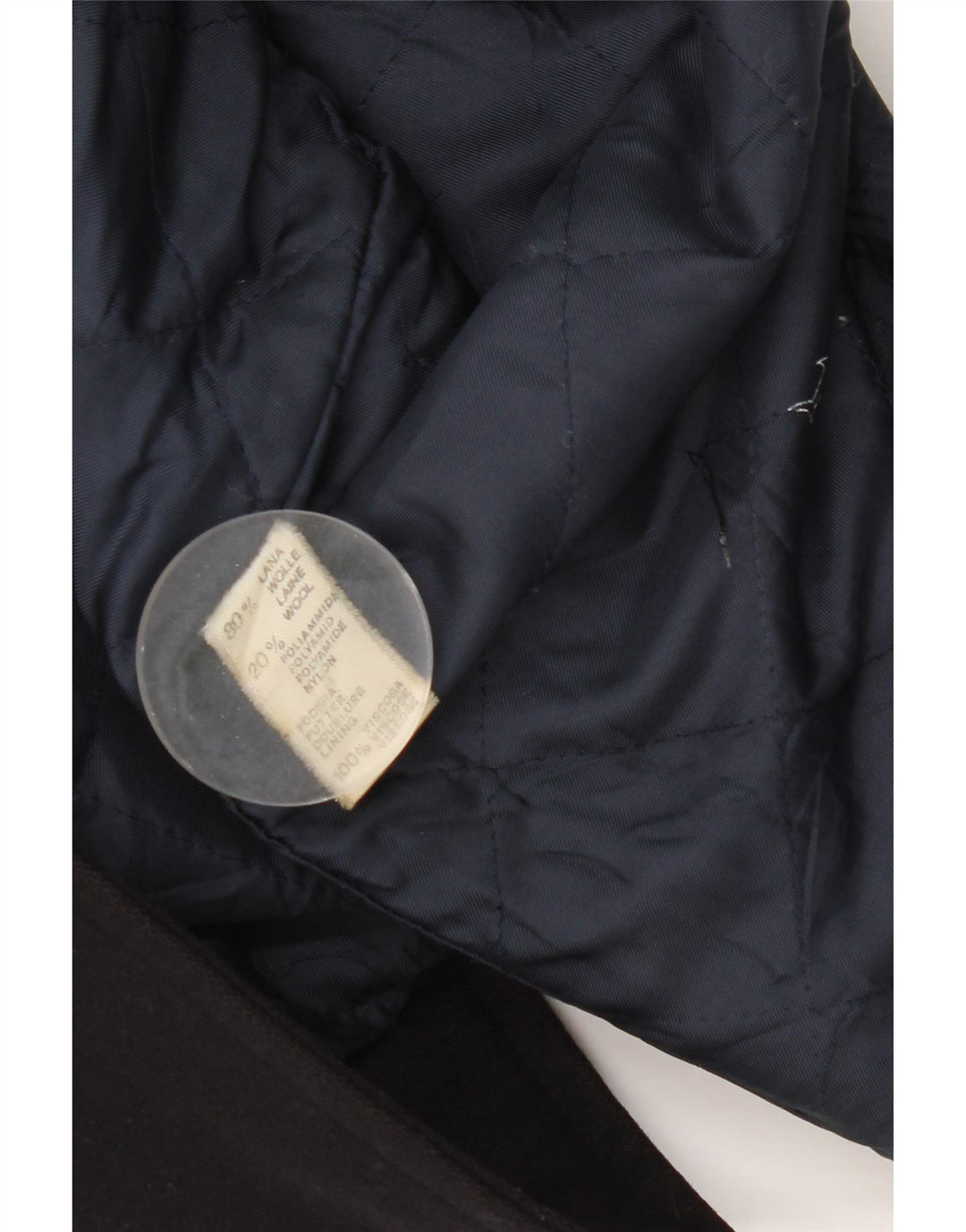 Paul & Shark Herre Overfrakke UK 42 XL Navy Blue Wool