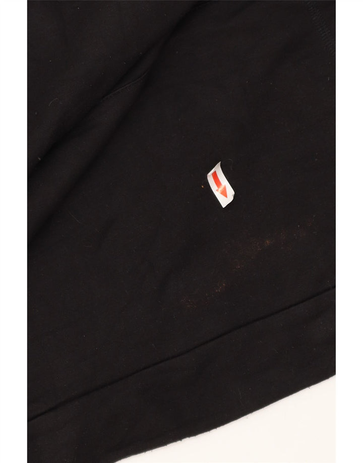 Fat Face Dame Oversized Roll Neck Sweatshirt Jumper UK 10 Small Black