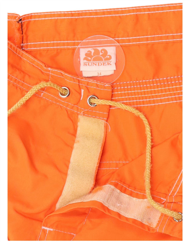 Sundek Herre badeshorts Stor Orange Nylon