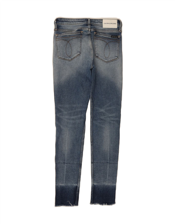 CALVIN KLEIN Womens Slim Jeans W26 L28 Blue Cotton Vintage Calvin Klein and Second-Hand Calvin Klein from Messina Hembry 