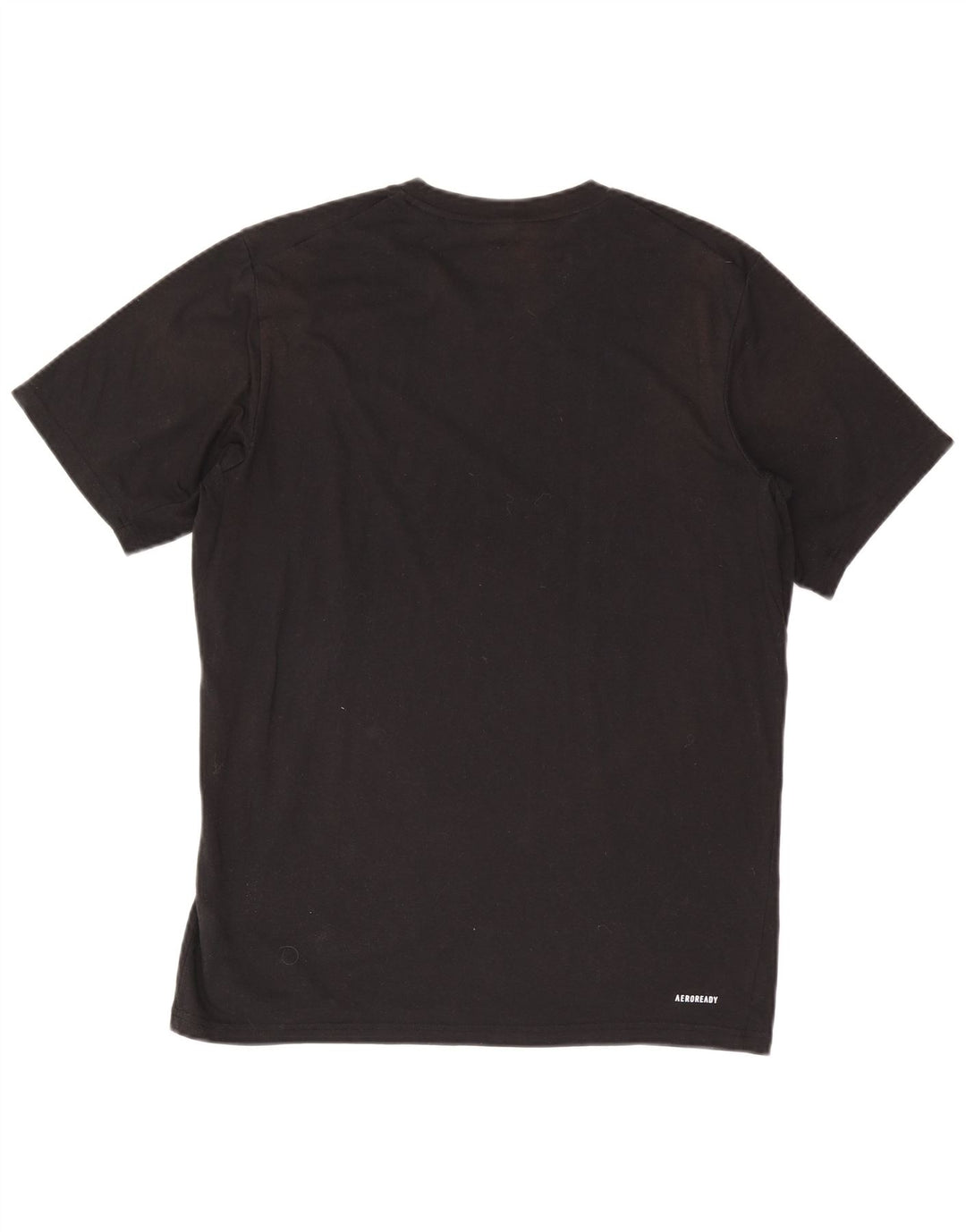 Adidas Herre Aeroready T-Shirt Top Stor Sort Polyester