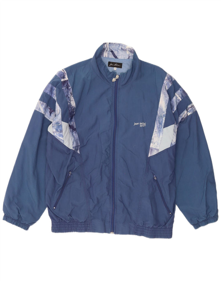 JEAN LEDUC Træningsdragt til mænd Topjakke 2XL Blå Colourblock Polyester