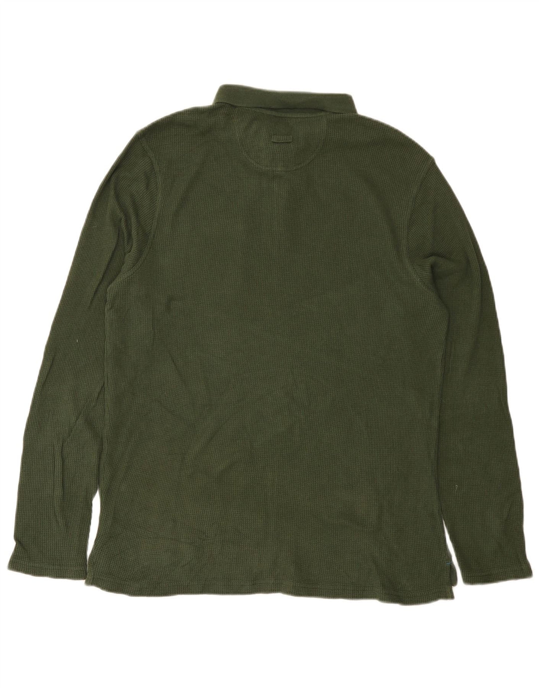 White Stuff Langærmet herre poloshirt Medium Khaki Bomuld