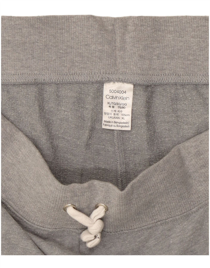 CALVIN KLEIN Træningsdragt til kvinder Joggers UK 18 XL Grå Flecked