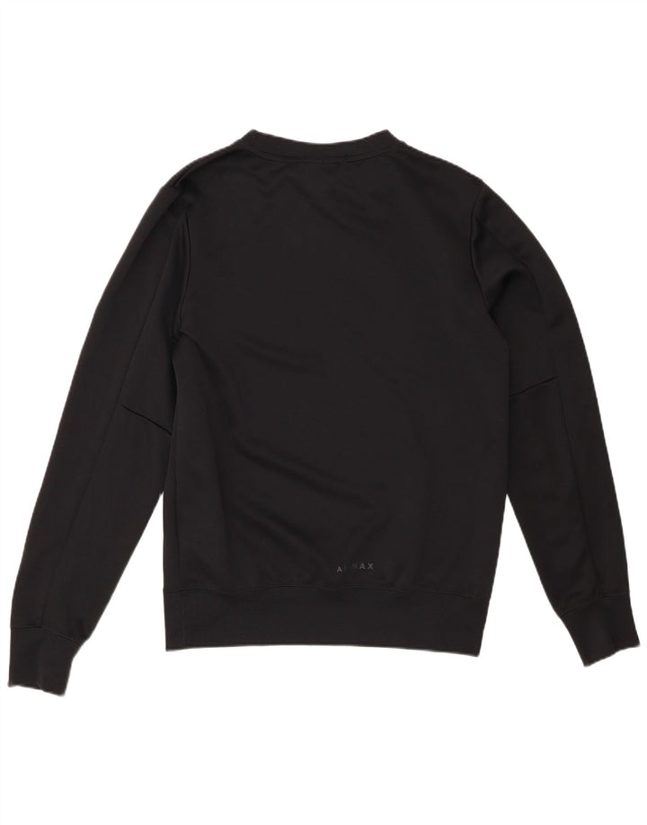 Nike grafisk sweatshirt til mænd, lille sort polyester