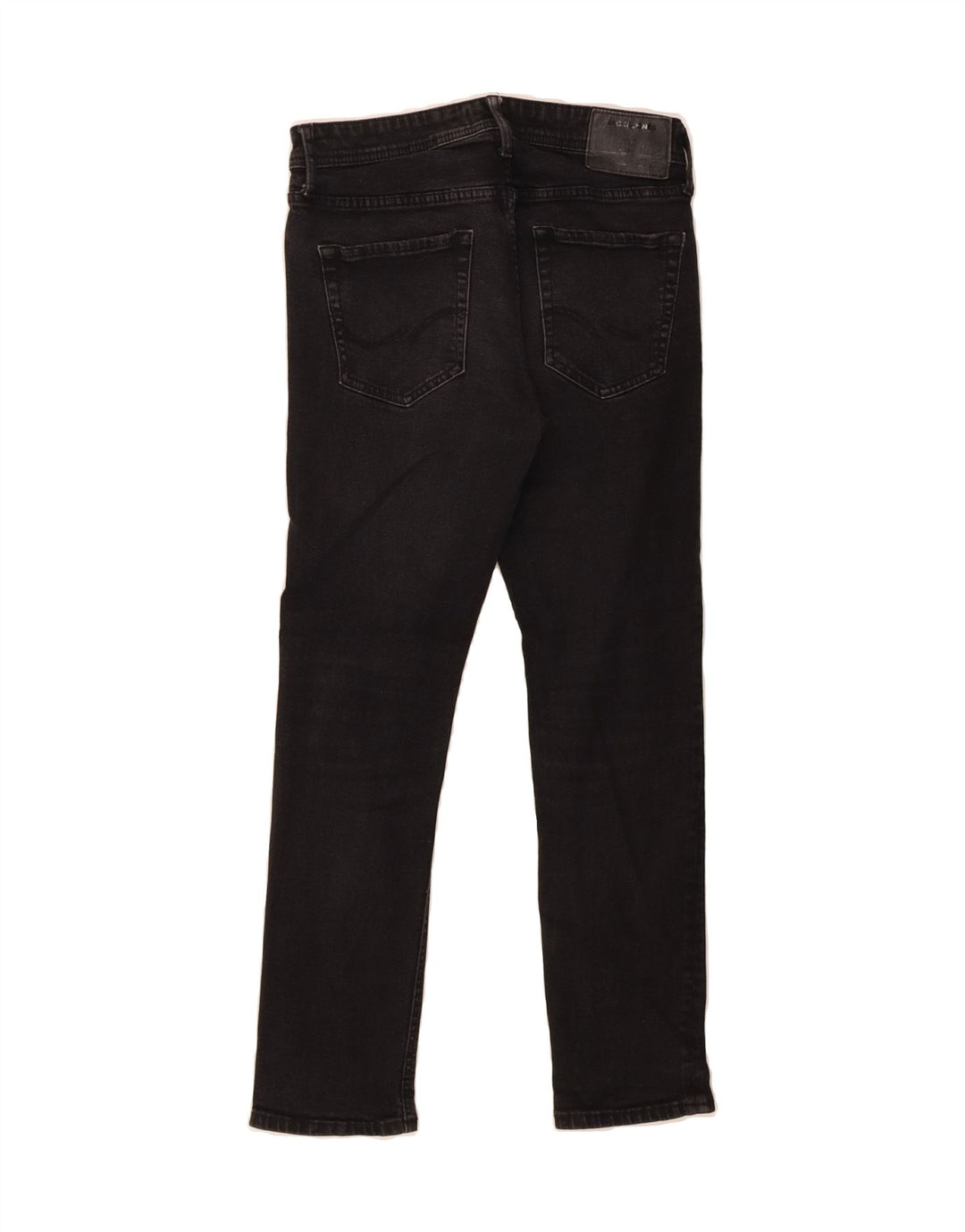 JACK & JONES Mens GLENN Slim Jeans W30 L30 Black Cotton Vintage Jack & Jones and Second-Hand Jack & Jones from Messina Hembry 