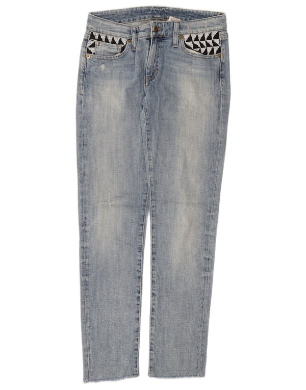 RALPH LAUREN Dame Slim Jeans W27 L28 Blå Bomuld